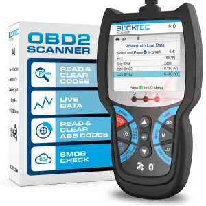 BLCKTEC 440 OBD2 Scanner - Car Code Reader & Scan Tool - Car Scanner - Helps Fix Check Engine Light Issues & More Multifunctional