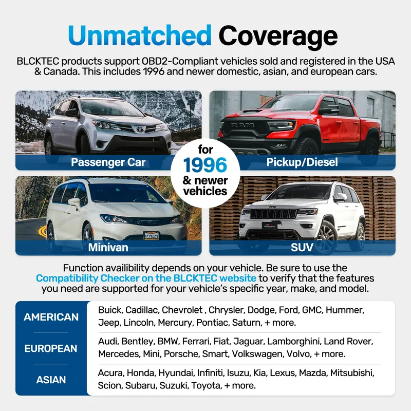 BLCKTEC 440 OBD2 Scanner - Car Code Reader & Scan Tool - Car Scanner - Helps Fix Check Engine Light Issues & More Multifunctional - Image 5